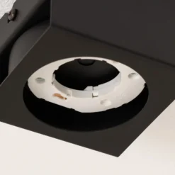 Downlight Ian in Schwarz, einflammig