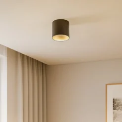 Downlight Point Tone, schwarz, innen silber