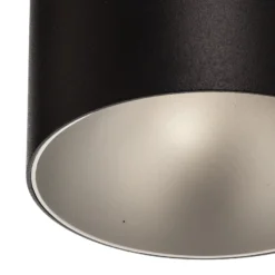 Downlight Point Tone, schwarz, innen silber