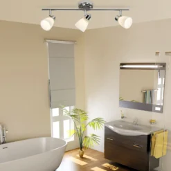 Dreiflammige Deckenlampe Kensington mit IP44