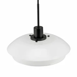 Dyberg Larsen DL31 Hängeleuchte Glasschirm schwarz