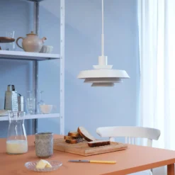 Dyberg Larsen DL30 Pendellampe Ø 30 cm, weiß