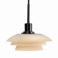 Dyberg Larsen DL20 Pendellampe Glasschirm, schwarz