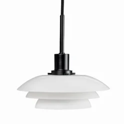 Dyberg Larsen DL20 Pendellampe Glasschirm, schwarz
