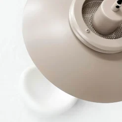 Dyberg Larsen Hängelampe Ejka mini, beige, Ø 30 cm, Metall