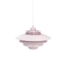 Dyberg Larsen Hängelampe Ejka mini, rosa, Ø 30 cm, Metall