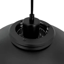 Dyberg Larsen Hängelampe Ejka mini, schwarz, Ø 30 cm, Metall