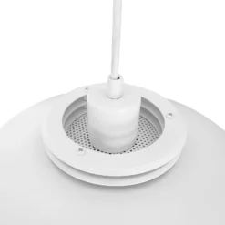 Dyberg Larsen Hängelampe Ejka mini, weiß, Ø 30 cm, Metall