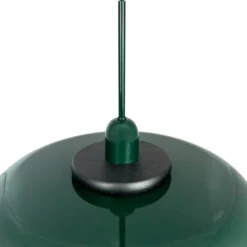 Dyberg Larsen Hängelampe Planet, dunkelgrün, Ø 40 cm, Metall