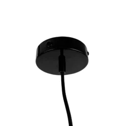 Dyberg Larsen Hängelampe Planet, schwarz, Ø 40 cm, Metall