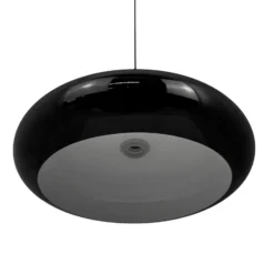 Dyberg Larsen Hängelampe Planet, schwarz, Ø 40 cm, Metall