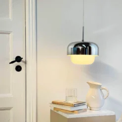 Dyberg Larsen Hängeleuchte Haipot, chrom