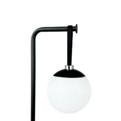 Dyberg Larsen LED-Akku-Dekolampe Odin, schwarz/weiß, IP44