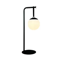 Dyberg Larsen LED-Akku-Dekolampe Odin, schwarz/weiß, IP44