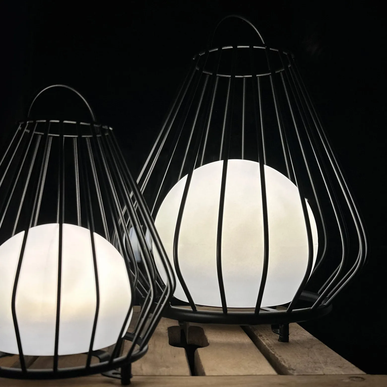 Dyberg Larsen LED-Akku-Tischlampe Evesham, Höhe 23 cm