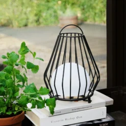 Dyberg Larsen LED-Akku-Tischlampe Evesham, Höhe 23 cm