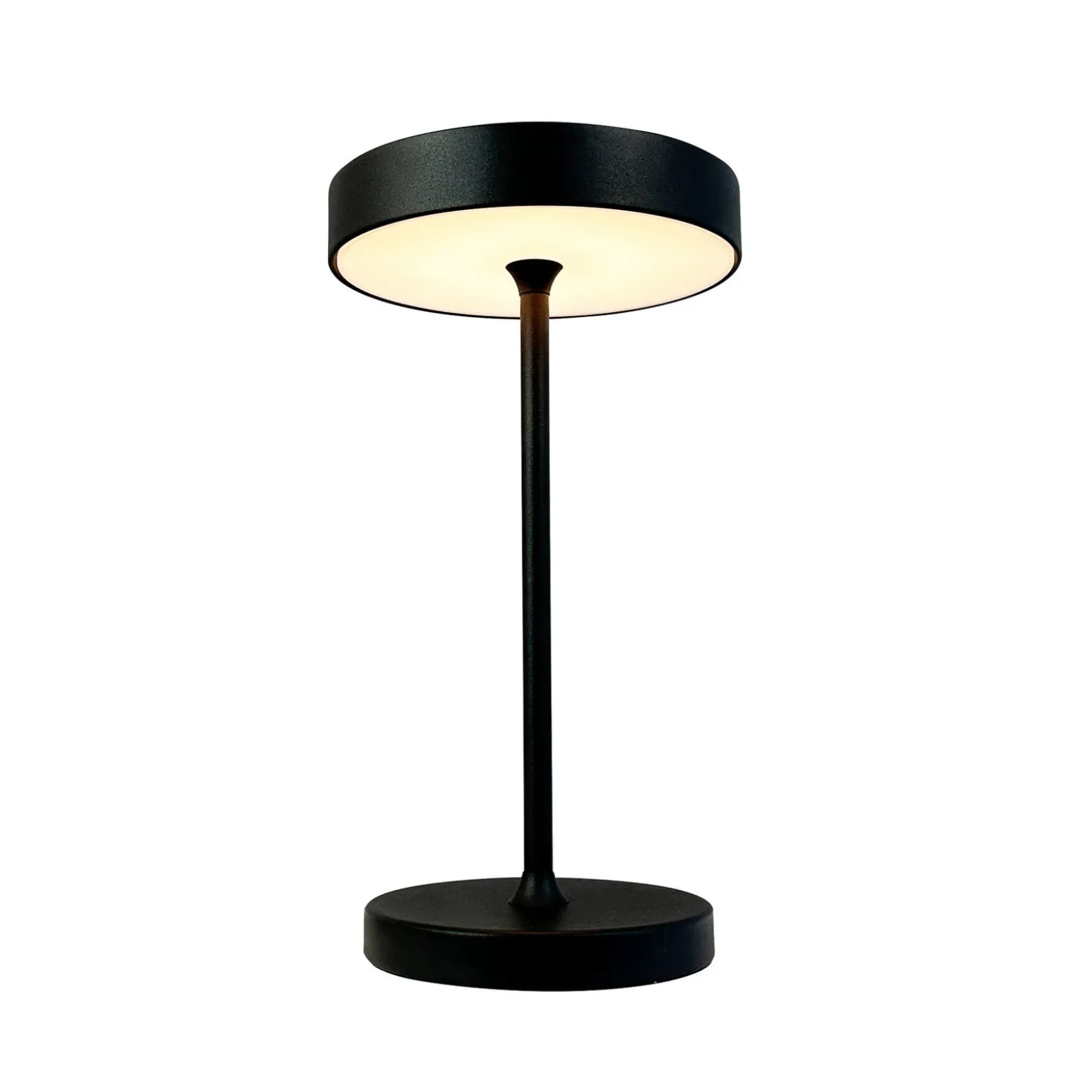 Dyberg Larsen LED-Akku-Tischlampe Starlight, schwarz, Metall