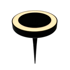 Dyberg Larsen LED-Solar-Erdspießlampe Otera, schwarz, IP54