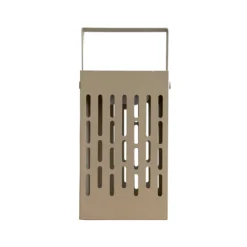 Dyberg Larsen LED-Solar-Laterne Luma, beige, 20 cm, IP44