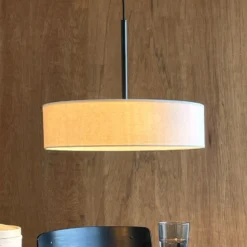 Dyberg Larsen Pendellampe Calix, Höhe 12 cm, naturweiß