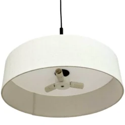 Dyberg Larsen Pendellampe Calix, Höhe 12 cm, naturweiß