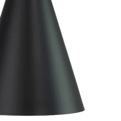 Dyberg Larsen Pendellampe Miles, schwarz, Ø 20 cm, Metall
