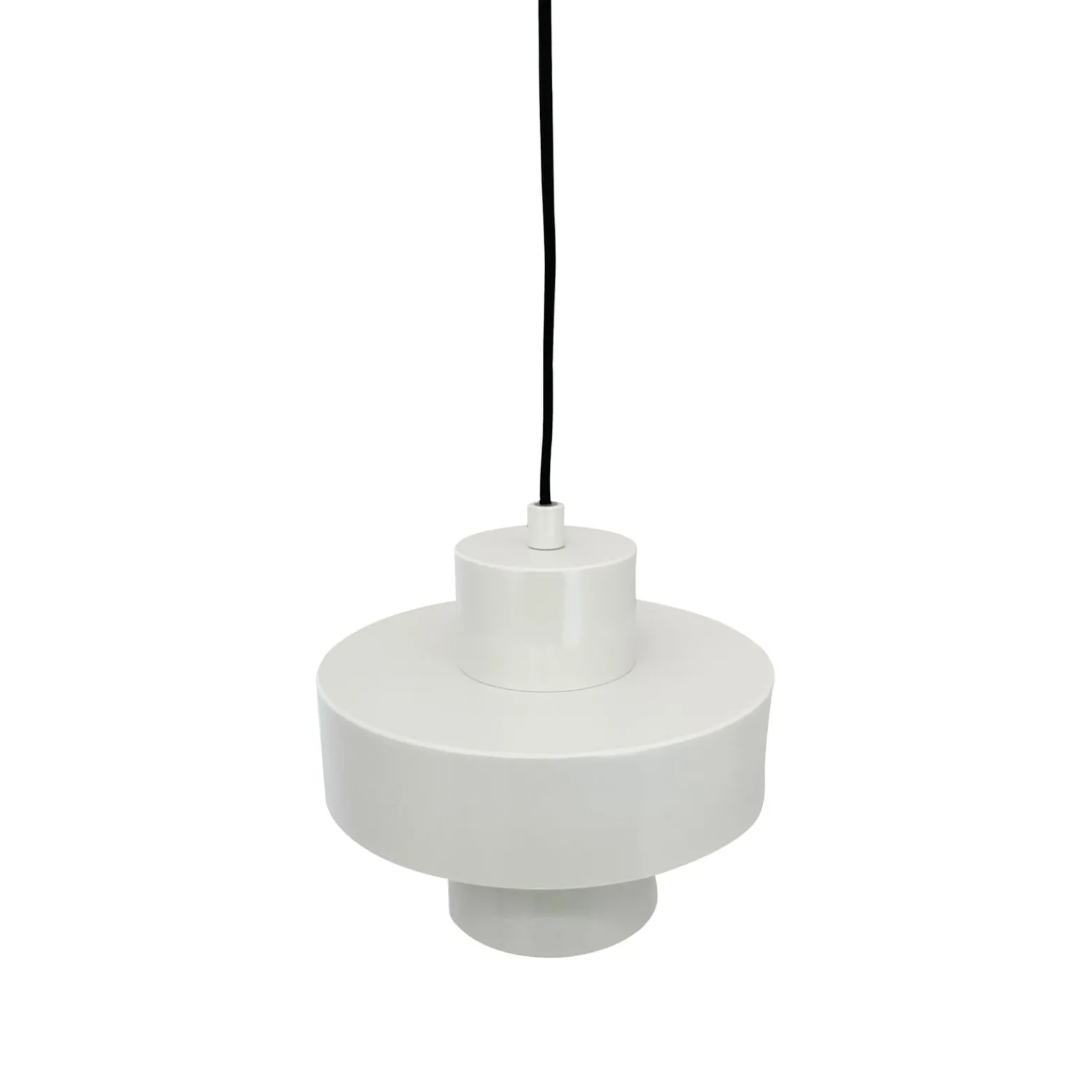 Dyberg Larsen Pendellampe Stoke, kittweiß, Ø 20 cm, Metall