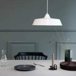 Dyberg Larsen Raw Hängelampe, weiß