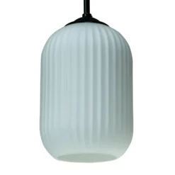 Dyberg Larsen Riflet Pendellampe aus Glas, Ø 20 cm