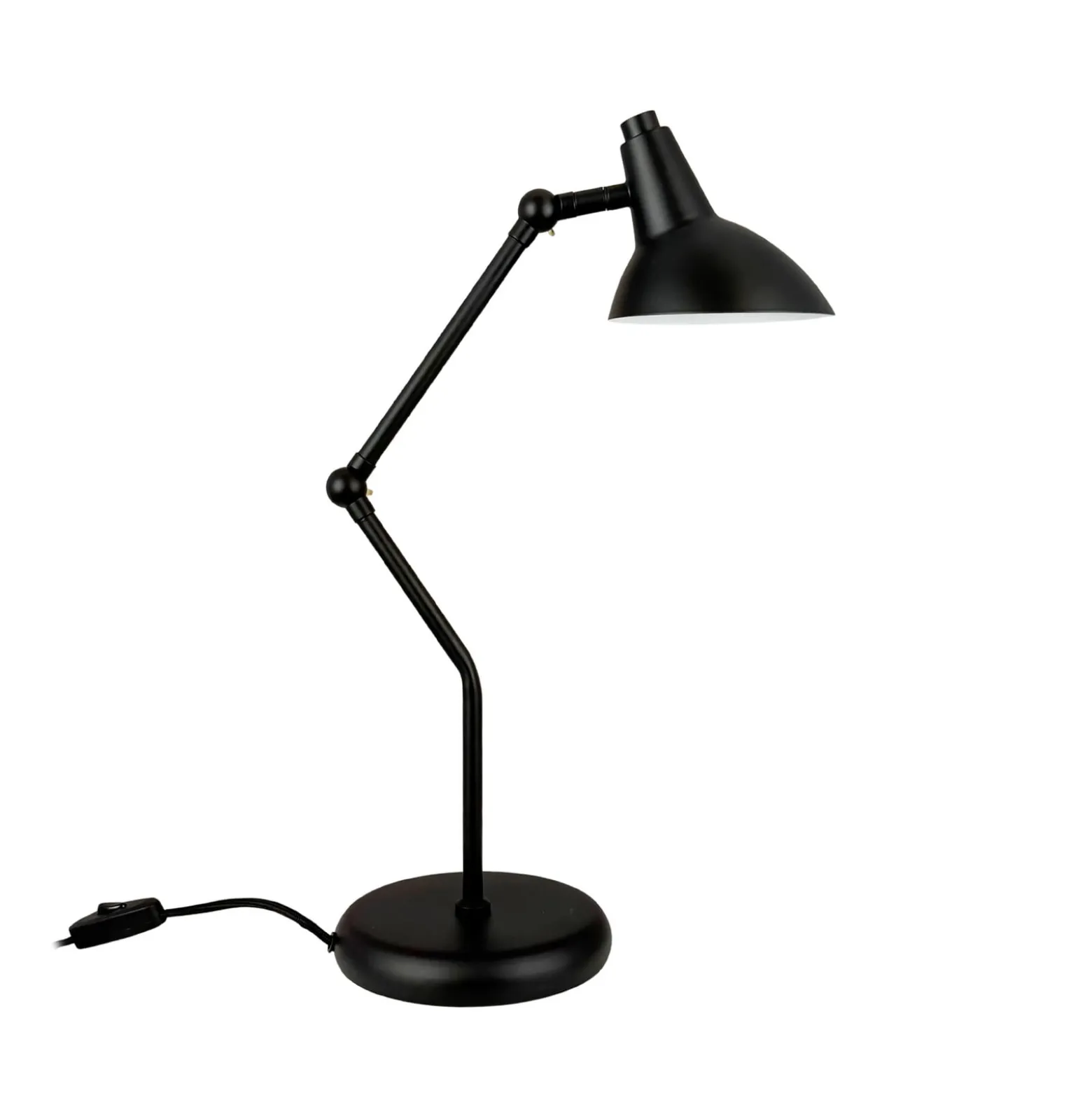 Dyberg Larsen Tischleuchte Vela, schwarz, Höhe 45 cm