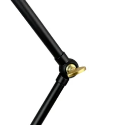 Dyberg Larsen Tischleuchte Vela, schwarz, Höhe 45 cm