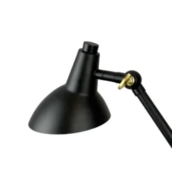 Dyberg Larsen Tischleuchte Vela, schwarz, Höhe 45 cm