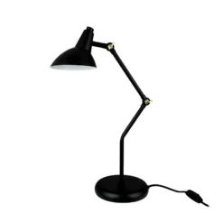 Dyberg Larsen Tischleuchte Vela, schwarz, Höhe 45 cm