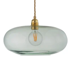 EBB & FLOW Horizon Glas-Pendelleuchte grün Ø 36 cm