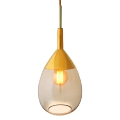 EBB & FLOW Lute M Pendellampe gold gold-rauch