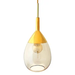 EBB & FLOW Lute M Pendellampe gold gold-rauch