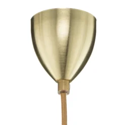 EBB & FLOW Rowan Hängelampe, gold Ø 15,5cm