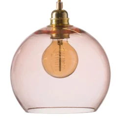 EBB & FLOW Rowan Hängelampe rosé-gold Ø 22cm