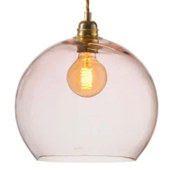 EBB & FLOW Rowan Hängelampe rosé-gold Ø 28cm