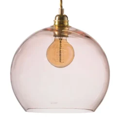 EBB & FLOW Rowan Hängelampe rosé-gold Ø 28cm