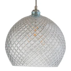 EBB & FLOW Rowan Pendelleuchte, silber Ø 28cm