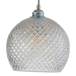 EBB & FLOW Rowan Pendelleuchte, silber Ø 22cm