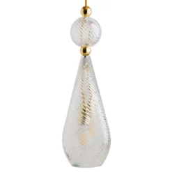 EBB & FLOW Smykke L gold crystal swirl