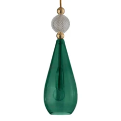 EBB & FLOW Smykke M gold crystal check ball efeu