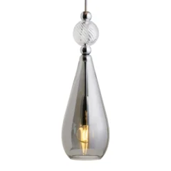 EBB & FLOW Smykke M silber rauchgrau crystal swirl