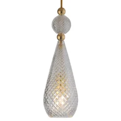 EBB & FLOW Smykke Pendelleuchte gold, kristall