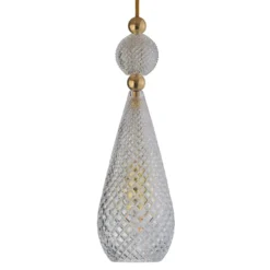 EBB & FLOW Smykke Pendelleuchte gold, kristall