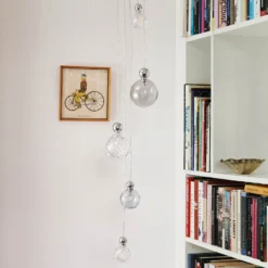 EBB & FLOW Uva M Hänge Ball silber klar mini check