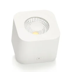Eckiges LED-Downlight Palmi in Weiß