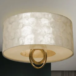 Edel schimmernde LED-Deckenleuchte Edén